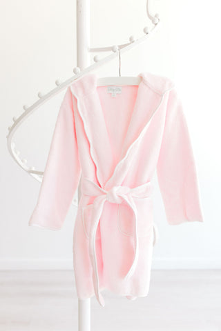 Hooded Bathrobe (French Terry) - Pink