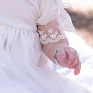 Baptism to Bride Baby Cross Bracelet