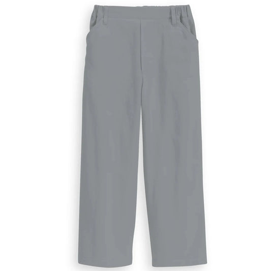 Twill Faux Zip Pant