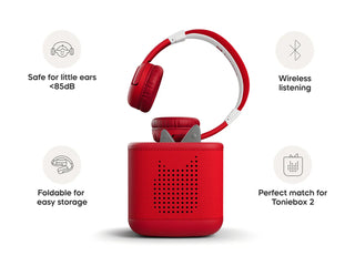 Bluetooth Headphones - Sunset Red