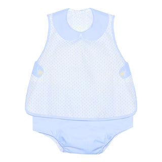 Boys Pindot Diaper Set