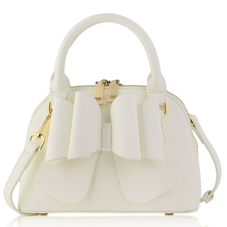 Margo Bow Handbag - White