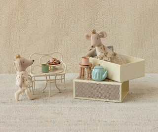 Royal Twin Mice, Little Sister and Brother in a Matchbox