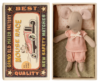 Little Sister Mouse in Matchbox