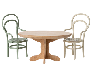 Oval Dining Table, Mouse - Nature
