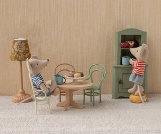 Oval Dining Table, Mouse - Nature