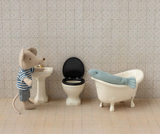 Bathroom Sink, Mouse - Off White