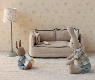 Rabbit Set, Micro - Blue & Brown