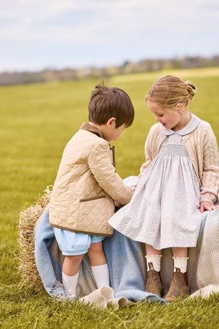 Smocked Peter Pan Dress - Winthrop Floral