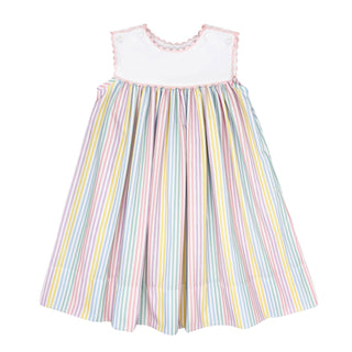 Charming Dress - Petunia Pinstripe