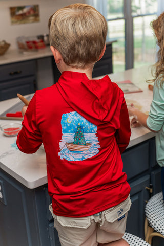 *PRE-ORDER* Boys Pro Performance Hoodie T-shirt - Christmas