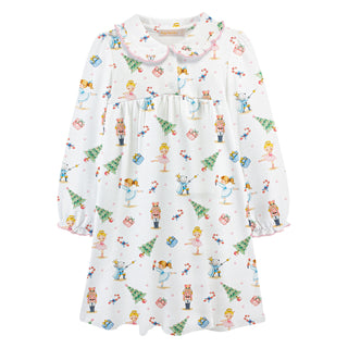 Printed Dress with Collar - Clara and The Nutcracker