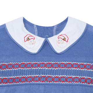 Boys Madison Santa Short Set with Smocking