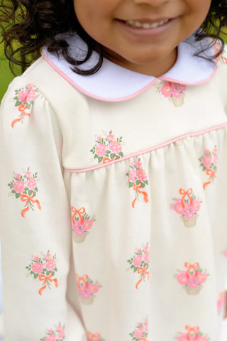 Long-sleeve Maerin Fitz Frock - Nonesuch Stems