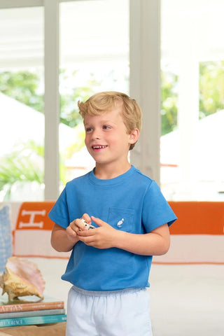 Carter Crewneck - Wood Boat Blue