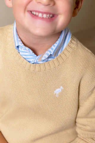 Prim & Proper Polo - Barrington Blue Stripe