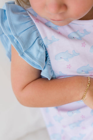 *PRE-ORDER* Blake Pima Knit Bubble - Oh Whale