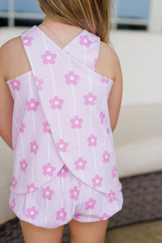 *PRE-ORDER* Sammy Pima Knit Bloomer Set - Flower Power