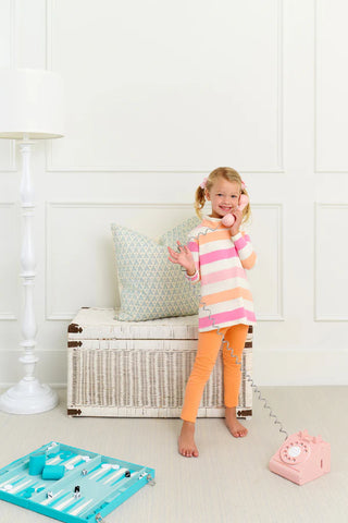 Mitzy Sue Slacks - Seashore Sherbet