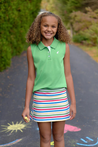 Clay's Club Skort - Portland Sealife Stripe