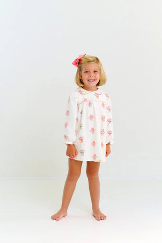 Long-sleeve Maerin Fitz Frock - Nonesuch Stems