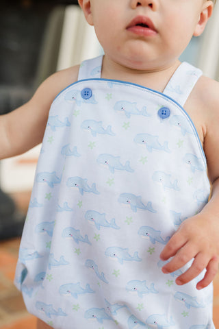 *PRE-ORDER* Louie Pima Knit Bubble - Oh Whale