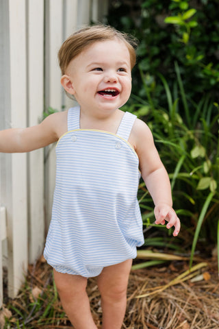 *PRE-ORDER* Louie Pima Knit Bubble - Blue Stripe