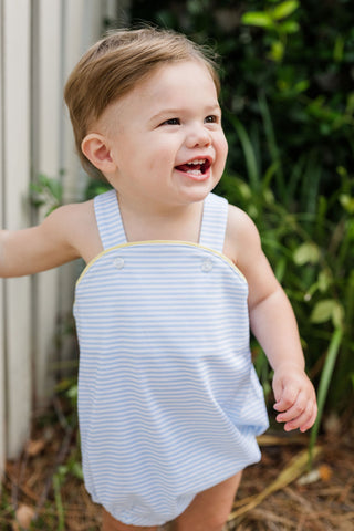 *PRE-ORDER* Louie Pima Knit Bubble - Blue Stripe