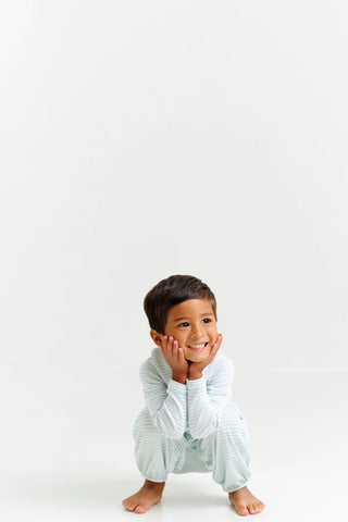Bradford Romper Long-sleeve - Old Greenwich Green