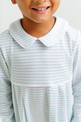Bradford Romper Long-sleeve - Old Greenwich Green