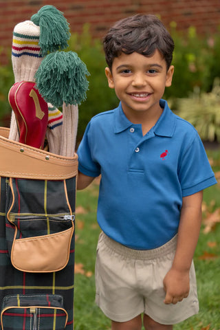 Prim & Proper Polo - Wood Boat Blue