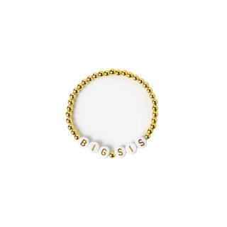 Big Sis Bead Bracelet - Gold