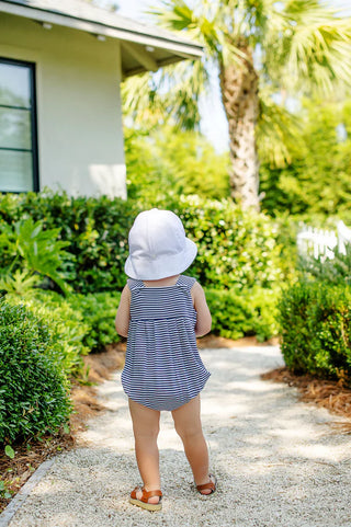 Beaufort Bucket Hat - Worth Ave White