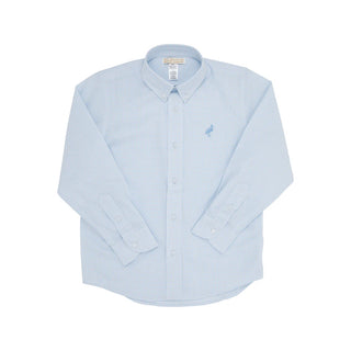 Dean's List Dress Shirt - Barrington Blue Mini Window Pane