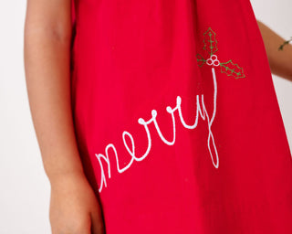 Eloise Dress - High Point Red Corduroy