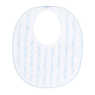 Blue Twirls Bib