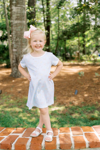 Knit Faith Dress - Spring Time Blooms