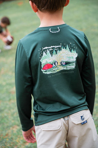 *PRE-ORDER* Boys Pro Performance Long-sleeve T-shirt - Camping