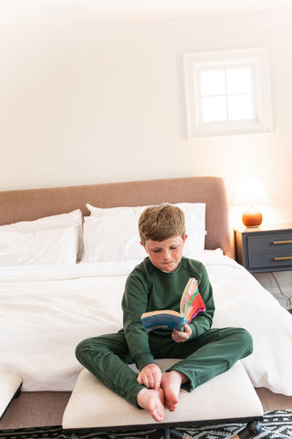 *PRE-ORDER* Boys Sunday Funday Jogger Pants - Camping Green