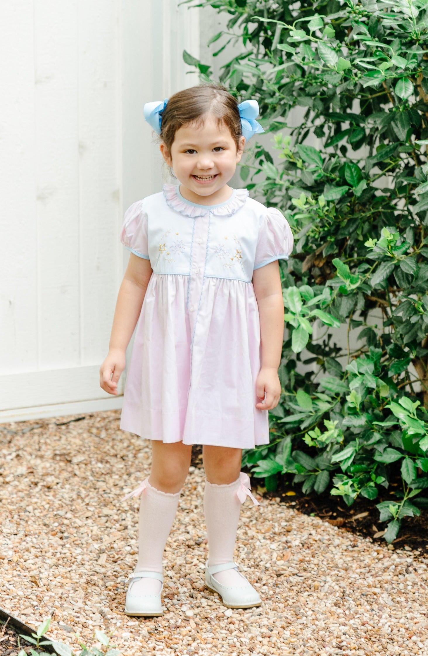 Cinderella Smocked Dress  Petit Bebe – Tiny Town Inc