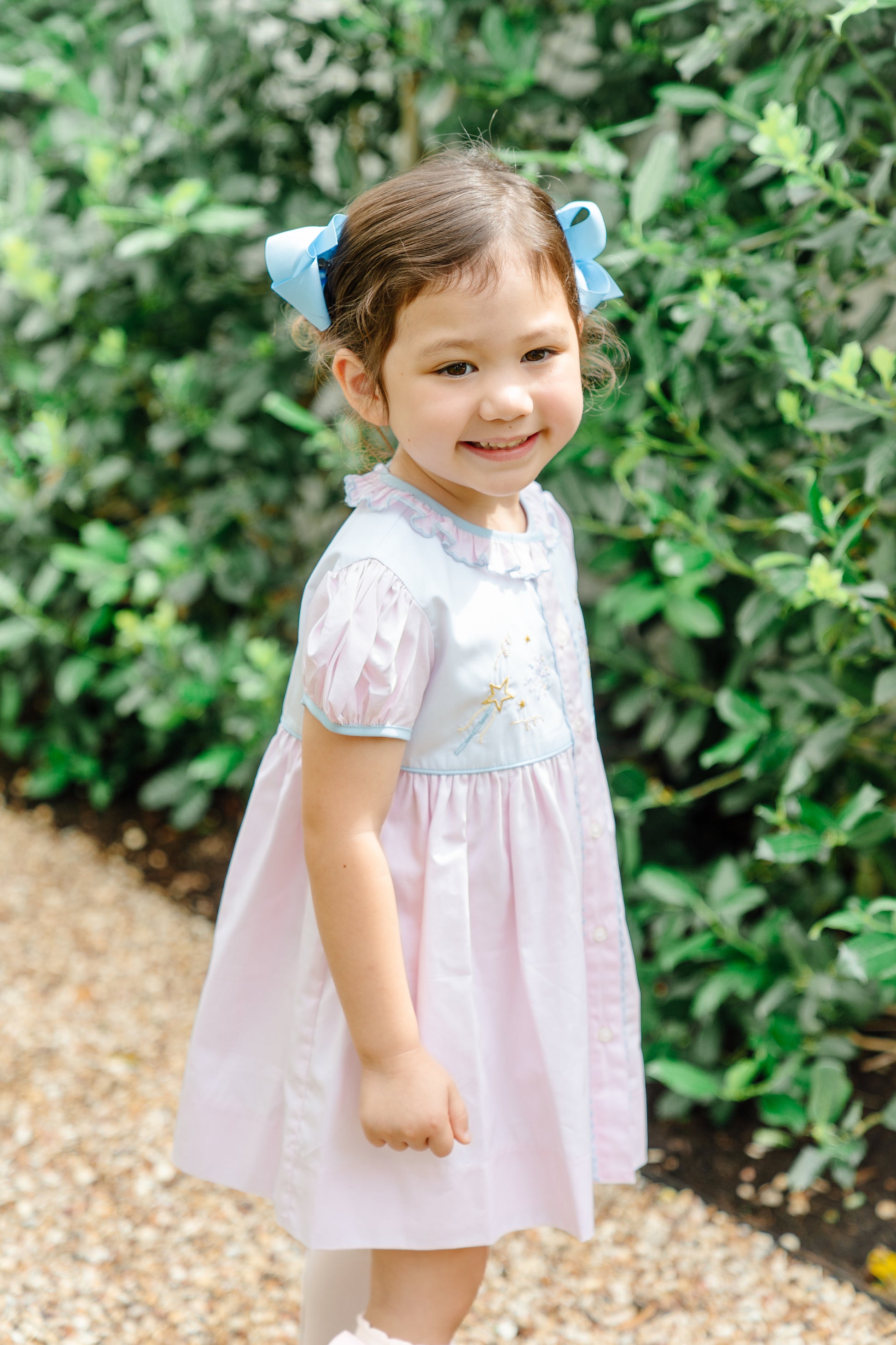 Cinderella Smocked Dress  Petit Bebe – Tiny Town Inc