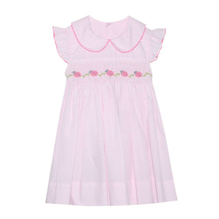 Francis Dress with Ladybug Smocking