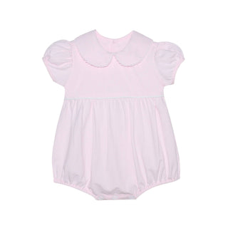 Girls Brady Knit Bubble with Picot Trim - Pink