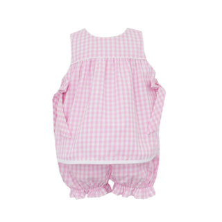 Girls Gingham Apron Set