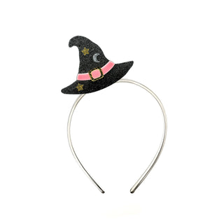 Witch Hat Black Glitter Headband - FINAL SALE