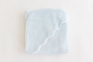 Hooded Towel  (French Terry) - Blue