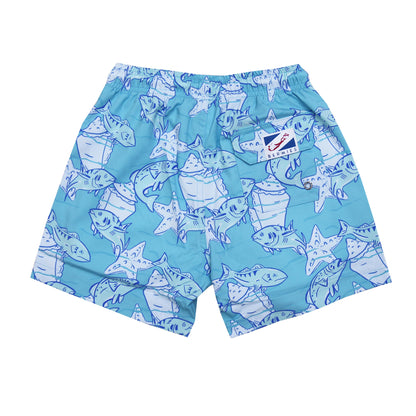 Boys Swim Trunks with Compression Liner
