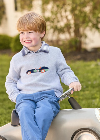 Pull On Pant (Corduroy) - Stormy Blue