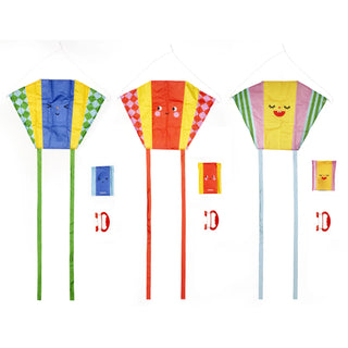 Kidoki Funny Faces Pocket Kite