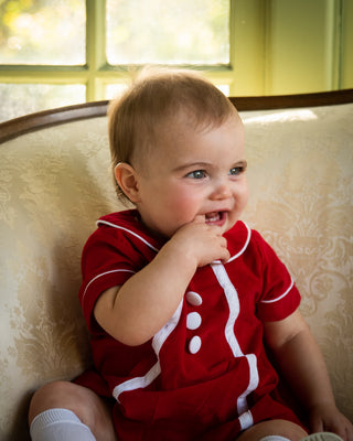 Boys Corduroy Romper